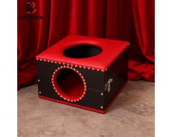 Naiz - Facesitting device - Bondage - SM - Adult - Seks stoel - Erotisch - Zwart/Rood