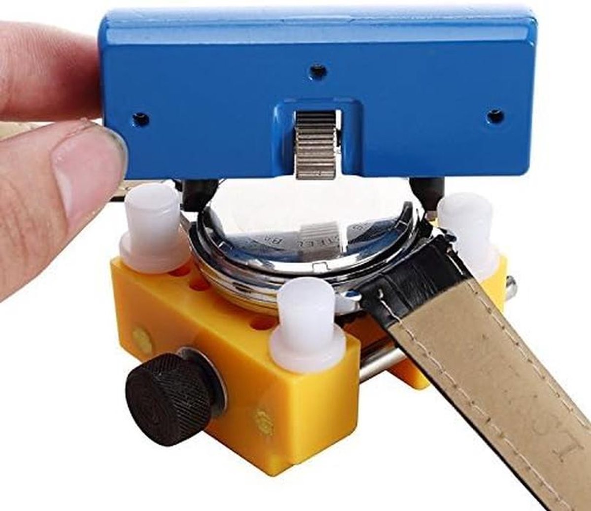 Verstelbare Horloge Kast Druk Dichter en Openerset voor Reparatie