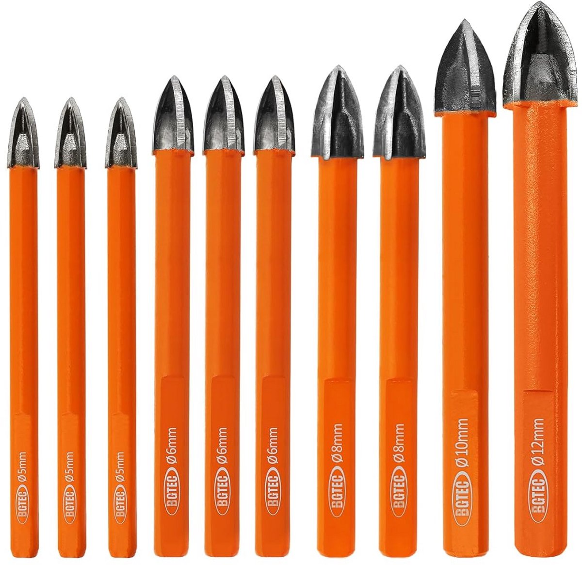 Diamantkernboor Set 10 Delig voor Tegels en Metselwerk