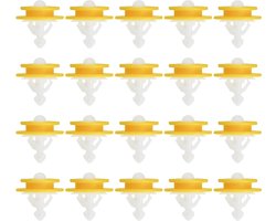 Allecto- Spatbord Voering Bevestiging Clip - Deurpaneel Gesp - 20 stuks - Compatibel met Volvo C30 2008-2013.