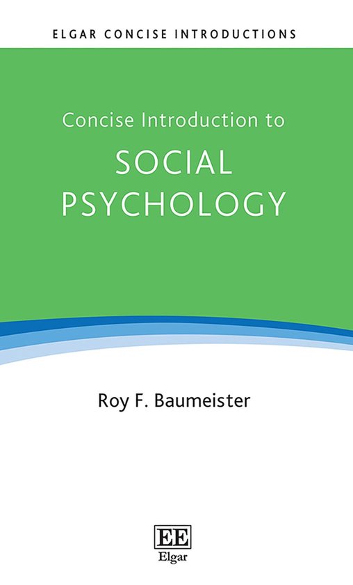 Elgar Concise Introductions - Concise Introduction to Social ... - cover