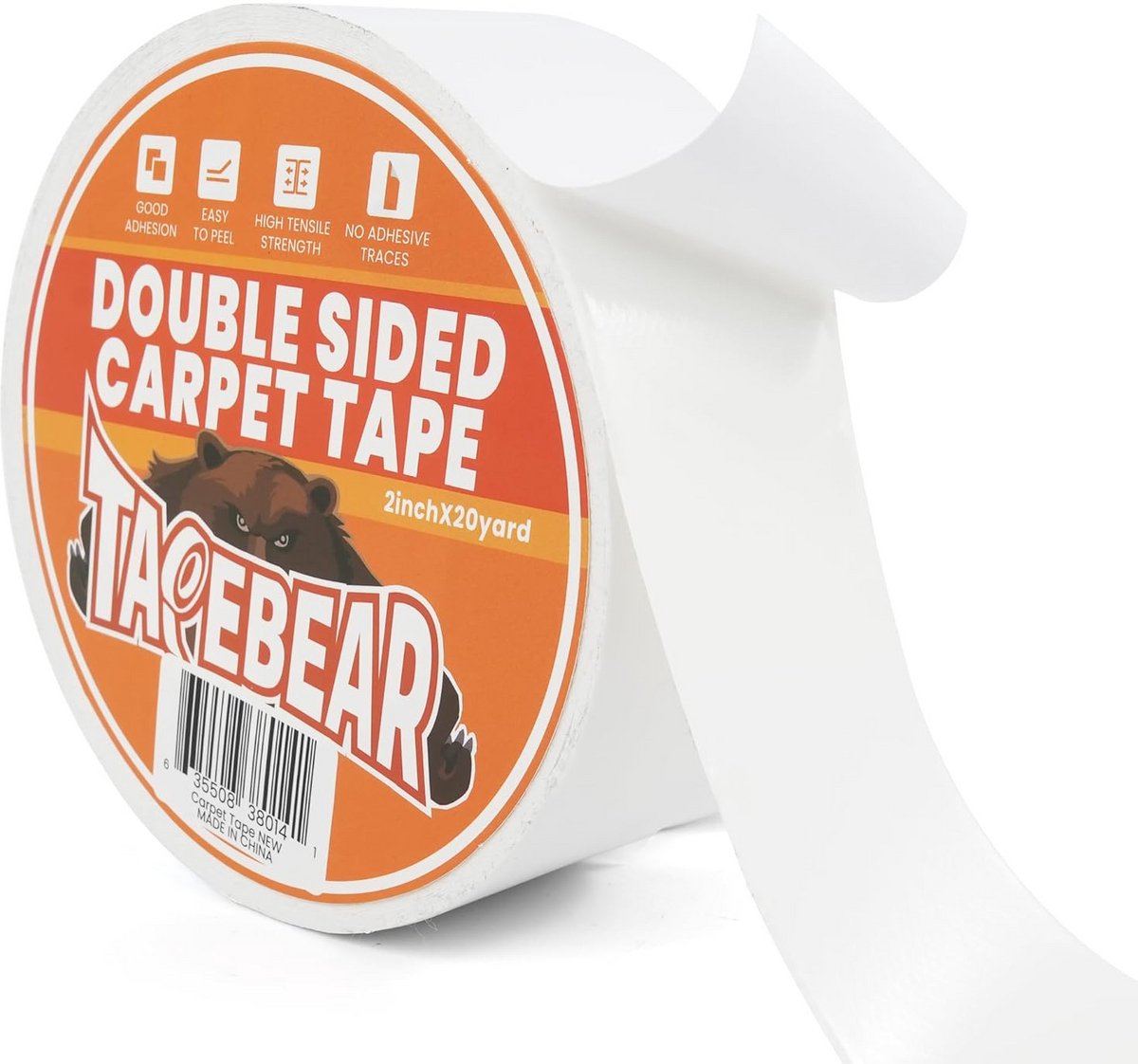Sterke Dubbelzijdige Tapijttape - 5,1 cm Breed en 50,8 m Lang