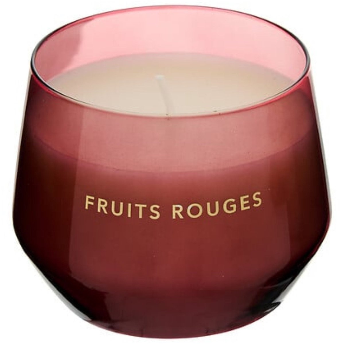 Atmosphera Geurkaars Fruits Rouges - 300 g in Rood Glazen Potje - 40 Branduren