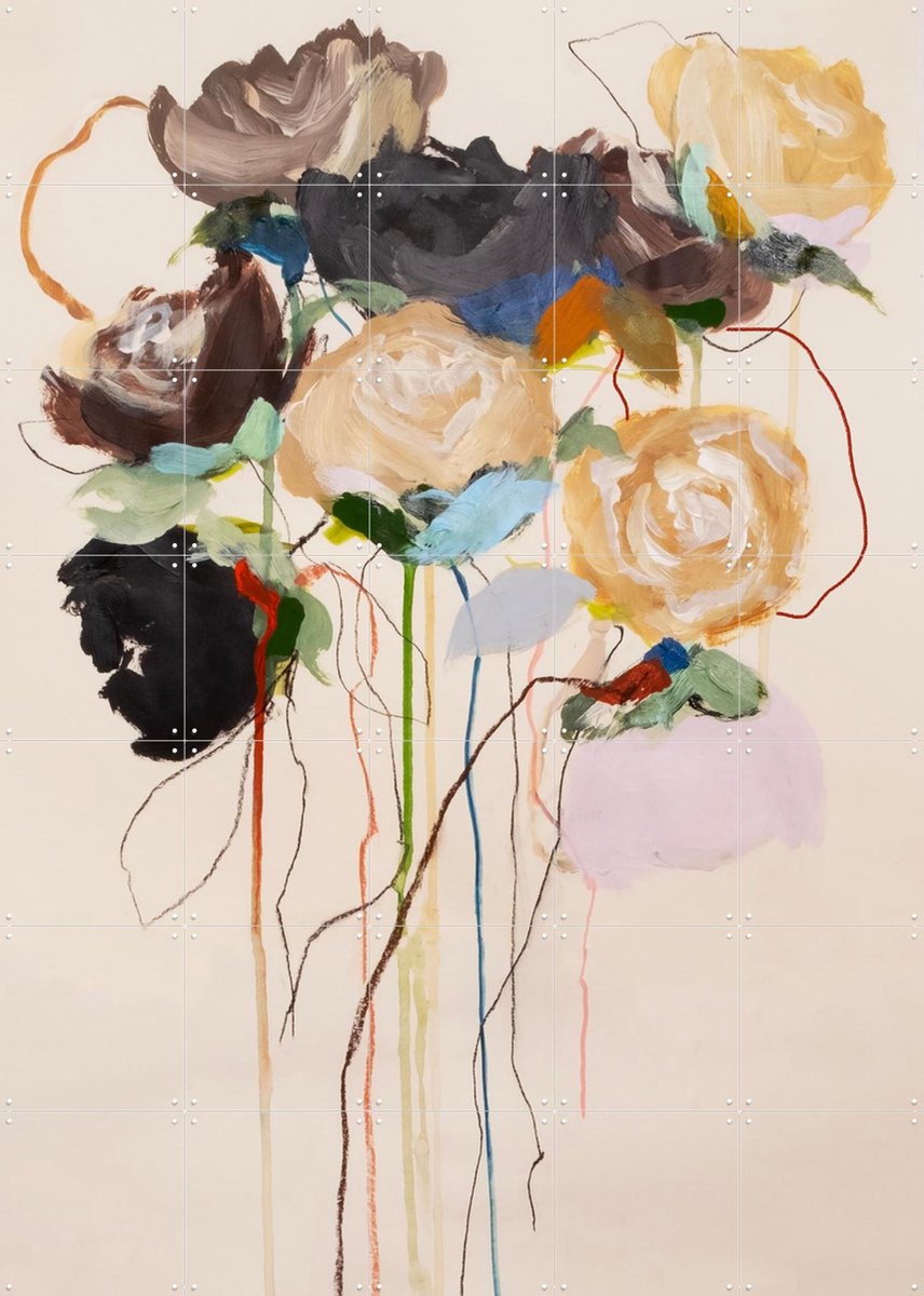 IXXI Lullaby, Leigh Viner - 100 x 140 cm - Gratis ophangtool - Grote wanddecoratie en posters - Abstract, Bloemen, Botanisch