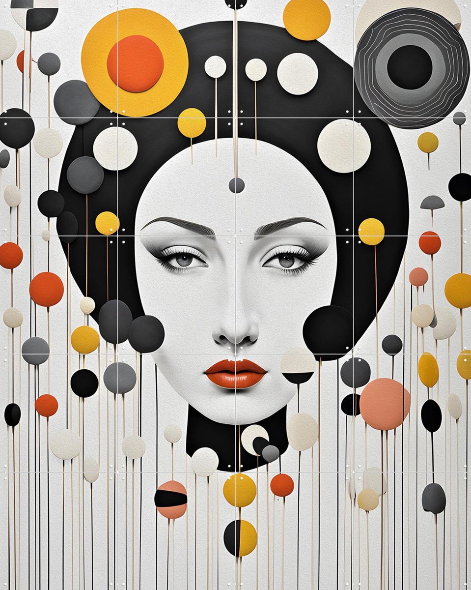 IXXI Fae, Artclaud - 80 x 100 cm - Gratis ophangtool - Grote wanddecoratie en posters - Grafisch Ontwerp, Portretten