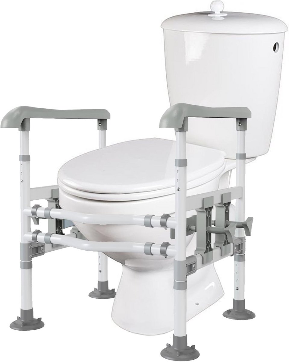 Verstelbare Toiletbeugel voor Ouderen en Gehandicapten - Stevig en Veilig