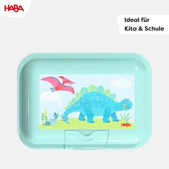 Kinder Lunchbox - Snack Doos - School en Reis - Met Verdeelvak - 18x13x7 cm - Turquoise van Kinder — afbeelding 4