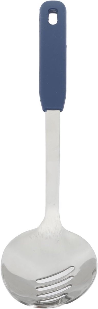 Serveertang Keuken - Lange Lepel - Buffet Serveren - Hittebestendige Greep - 33cm Lengte - Zwart