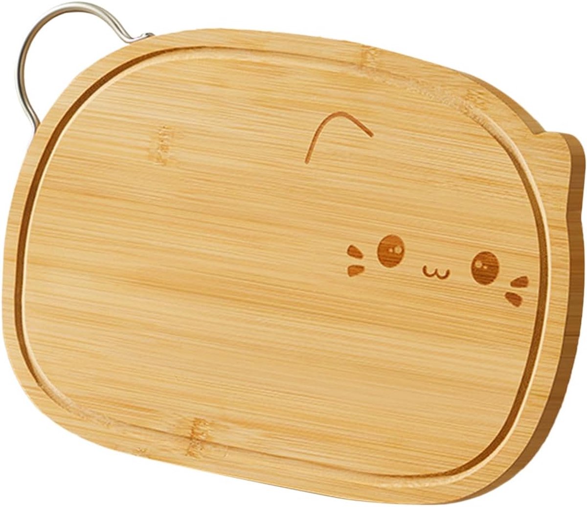 Houten Snijplank - Hakblok Keuken - Veelzijdig Snijden - Dubbelzijdig Met Greep - 36x25x1 cm
