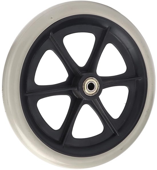 Rolstoelwiel - Loopwiel - Vlot Verplaatsen - Duurzaam PU Materiaal - 20 cm Diameter — afbeelding 5