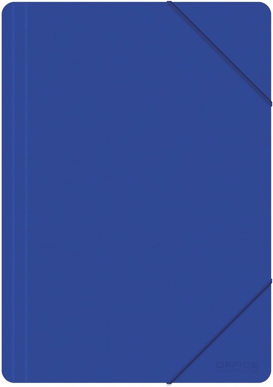 30 Stuks A4 Verzamelmap Met Elastiek – 5 Kleuren (rood, Geel, Groen, Blauw, Zwart) – Voor Kantoor, Thuis En Vergaderingen