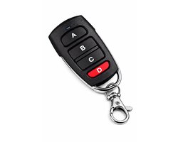 Yemtech® Vervangende handzender - Alternatieve Handzender - 433 MHz - Afstandsbediening - Garagedeur motor opener - Garagepoort Opener - Fixed code en Rolling code (beperkte merken) - 50 tot 80 m Bereik