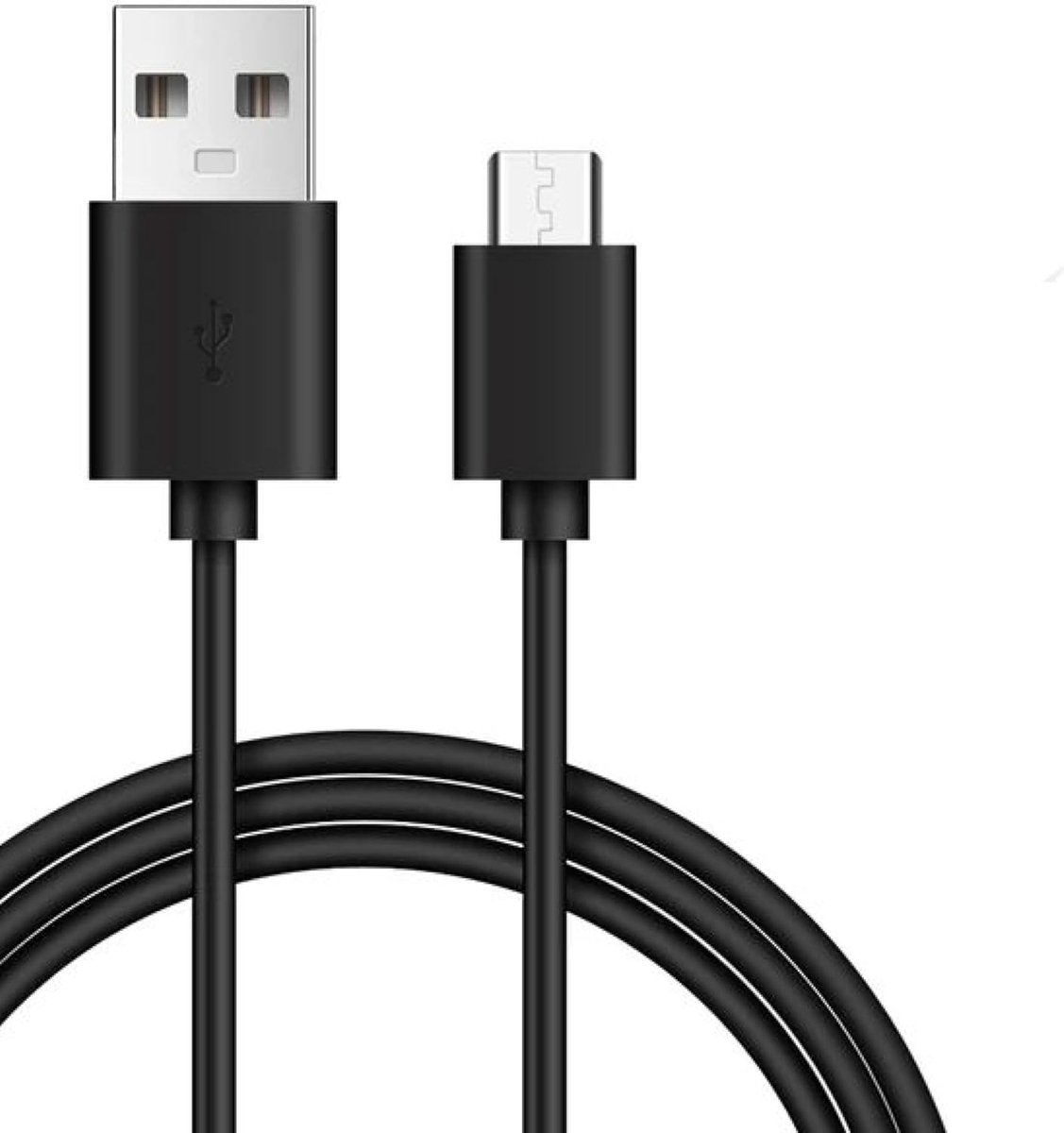Micro USB Kabel - Oplaadkabel Pinnen - Pinautomaat Laden - Slimme Beveiliging - 1 Meter
