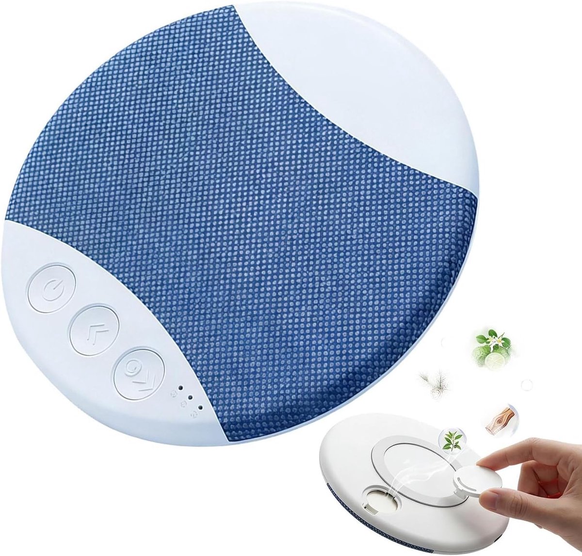 Onderkussen Speaker - Draadloze Geluidsbox - Ontspanning En Welterusten - Ingebouwde Witte Ruis - 10 x 2 x 10 cm