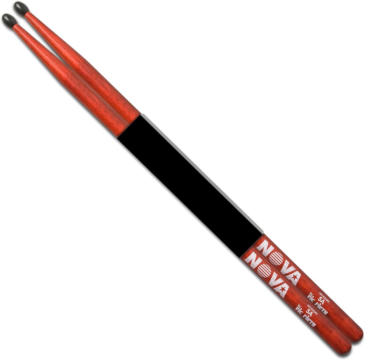 Drumstokken Set - Percussie Stokken - Muziek Maken - Druppelvormige Tip - 41.3 cm Lengte - Rood