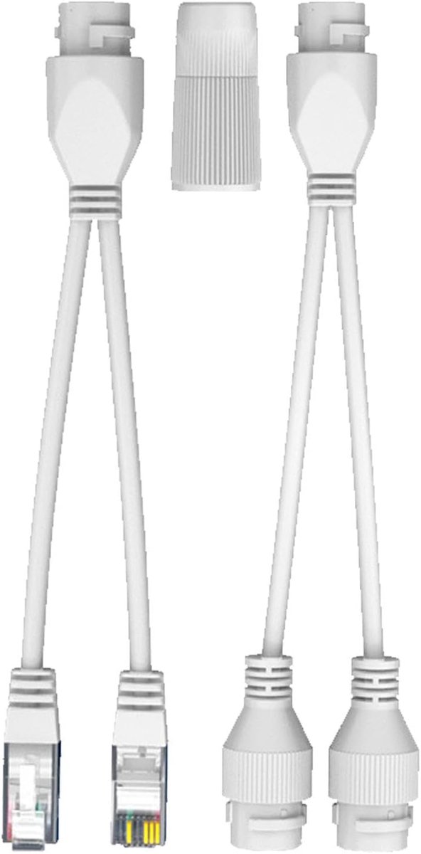 Ethernet Splitter - Netwerk Extender - Buiten Gebruik - Waterdichte Behuizing - 15 x 4 x 2 cm