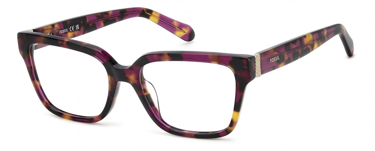 Fossil FOS 7189 Havana fuchsia brown 52/17/140 WOMAN Brilmonturen