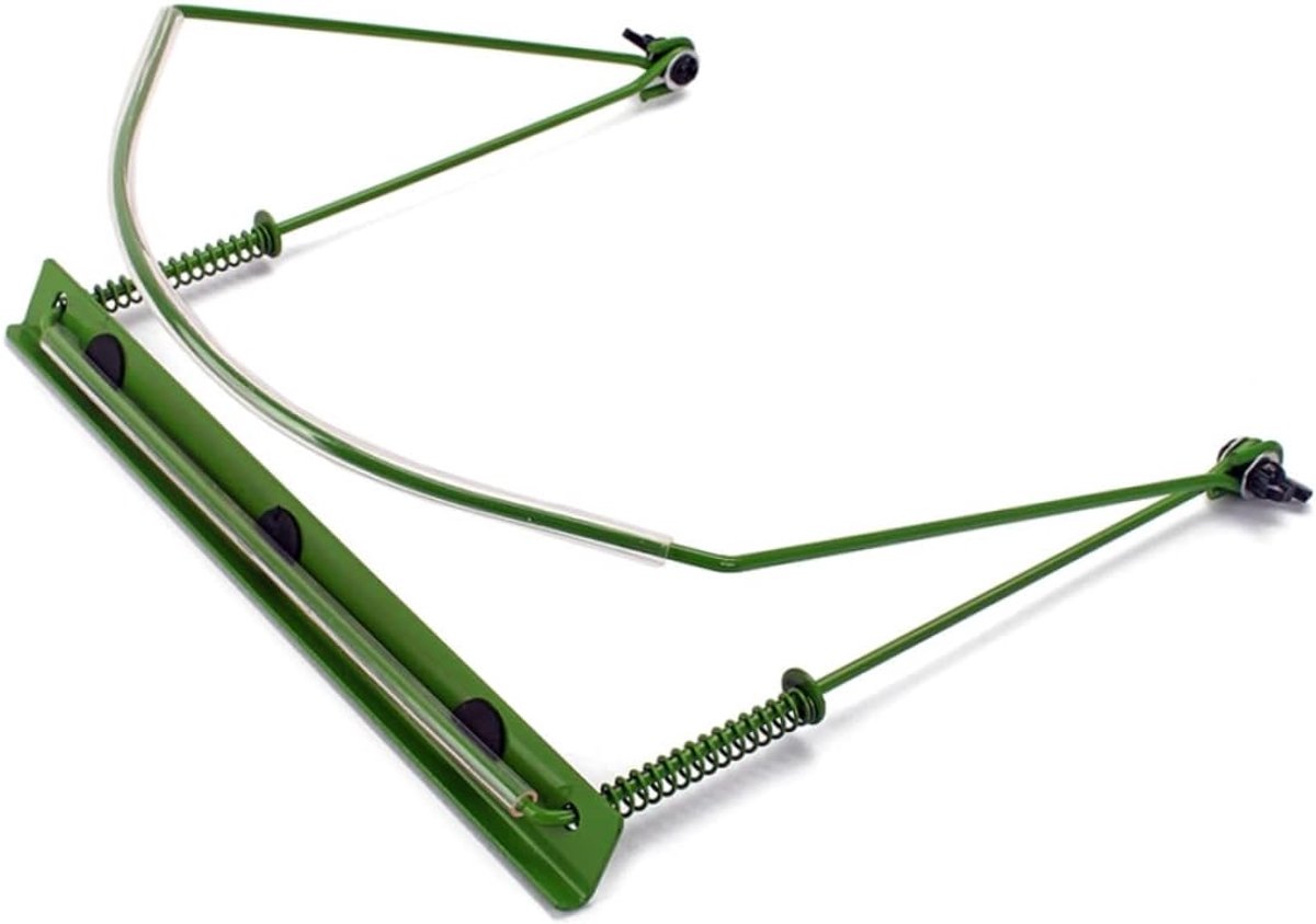 Harmonica Houder - Neksteun Rek - Handsfree Spelen - Verstelbaar Metaal - 22 cm - Groen