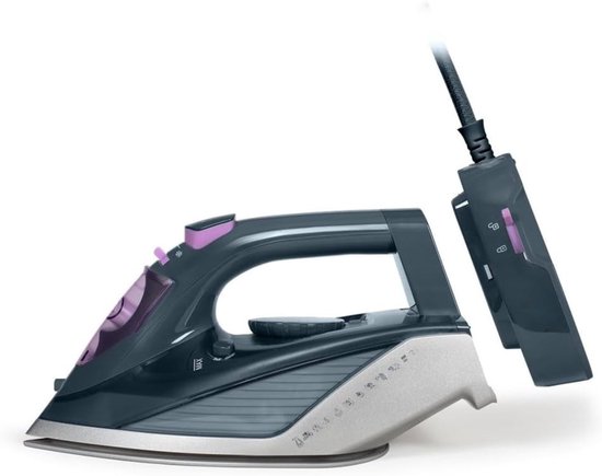 SVN® Strijkijzer Draadloos - Strijkijzer - Stomer Kleding - Grijs - 31cm x 14cm x 16cm
