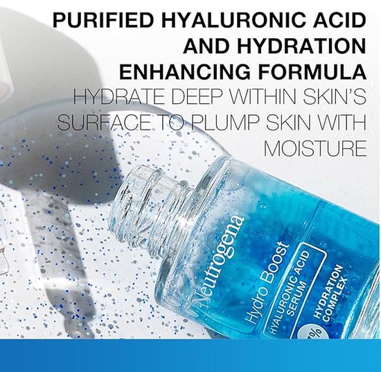 Neutrogena Hydro Boost Intensief Hyaluron Serum - hydraterend serum - voor een gezond uitziende huid - 1 x 15 ml