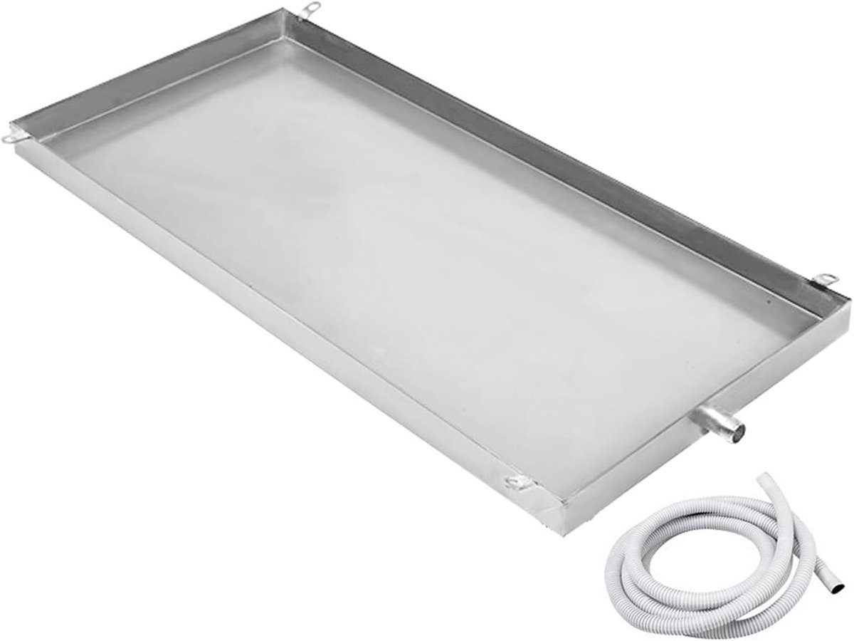 Wasmachine Lekbak - Wateropvanger Apparaat - Voorkomt Lekkages - Roestvrij Staal 304 - 60x50cm