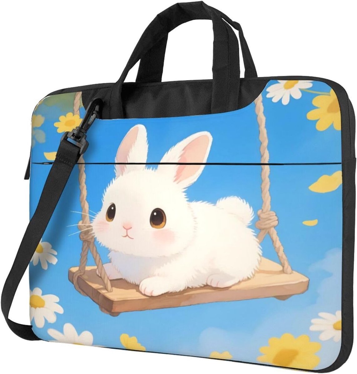 Laptop Tas - Aktetas Schoudertas - Zakelijk Reizen - Verstelbare Band - 38 x 28.5 cm