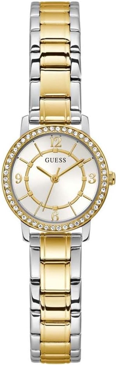 Dames Horloge - Chique Accessoire - Dagelijks Gebruik - Waterbestendig 30m - 28mm Kast - Zilverkleurig