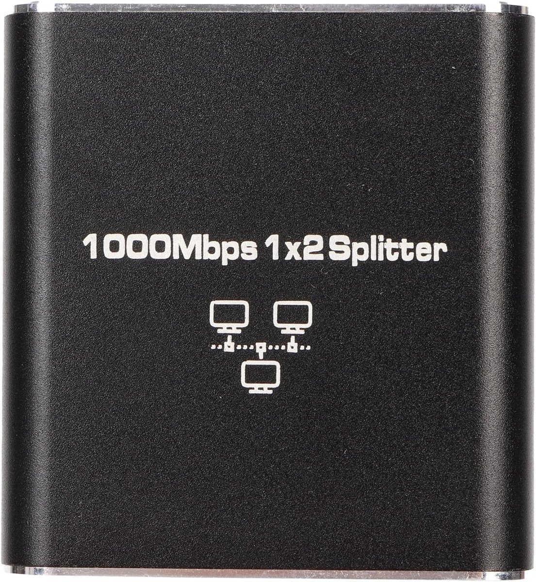 Gigabit Ethernet-netwerktap Dualcomm ETAP-2003 - Ondersteunt 1000 Mbps - Gelijktijdige Internettoegang - Gemaakt van Aluminiumlegering .