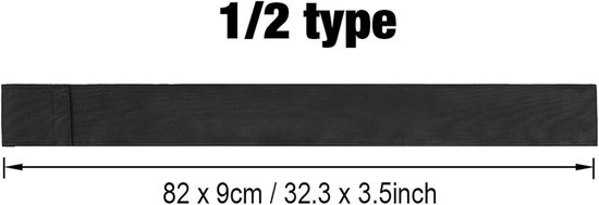 Biljartkeu Tas - Snooker Keu Opberger - Biljart Spelen - Duurzaam Nylon Materiaal - 1/2 3/4 Type - Zwart — afbeelding 4