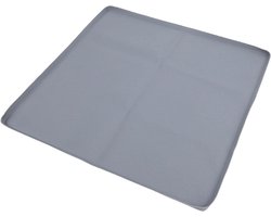 Siliconen Lekbak - Apparaatmat - Apparaten Beschermen - Verhoogde Randen - 50x50cm - Grijs
