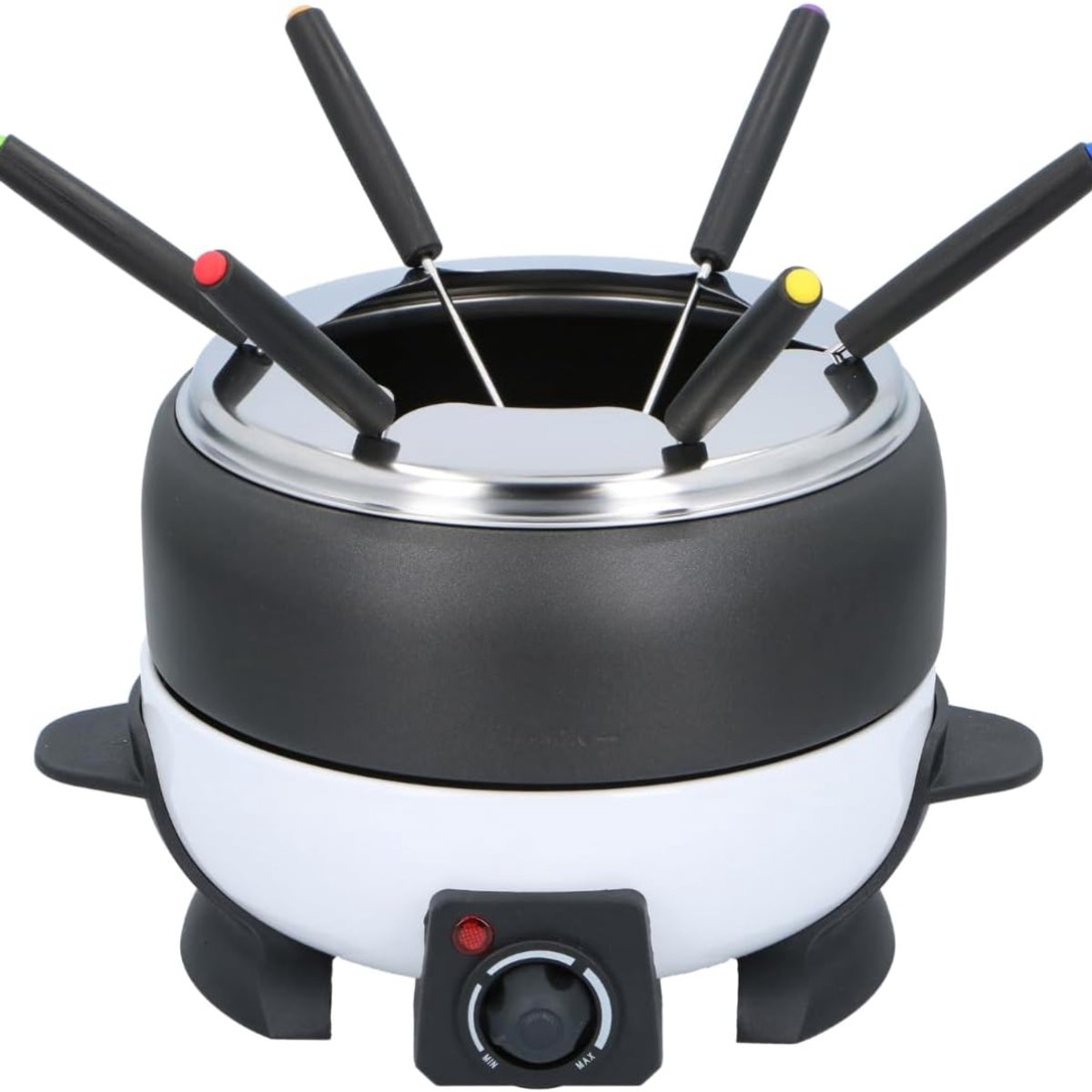 RWB® Kaasfondue Set - Fondue Set - Kaasfondue - Wit en Zwart - 25 x 22 x 16 cm
