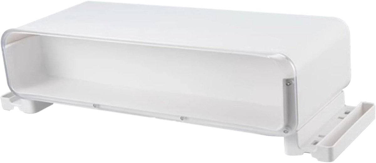 Bureaublad Verhoger - Monitor Plank - Ergonomisch Werken - Multifunctioneel Ontwerp - 51x21x13cm - Wit