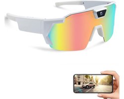Sportbril Camera – Actie Camera Bril – Handsfree Opnemen – 1080P HD Opnames – 120 Graden Kijkhoek – Iridescent Lens