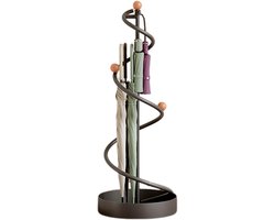 Paraplubak Vrijstaand - Paraplu Houder - Entree Opruimen - Met Lekbak - 26x68cm - Zwart