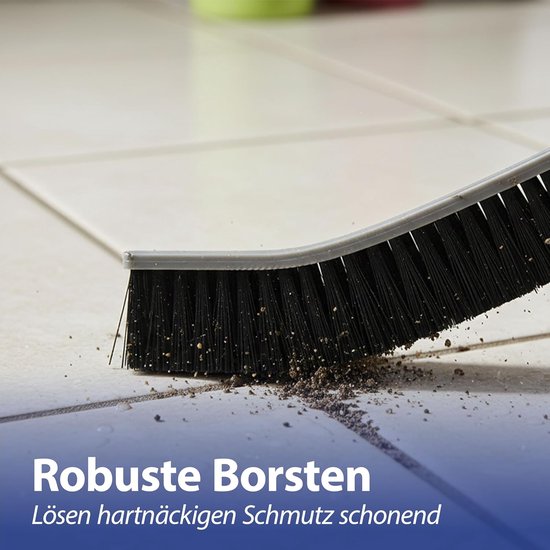 Voegenborstel Set - Reinigingsborstel Huishouden - Moeilijk Bereikbare Plekken - Ultrasmalle Gebogen Kop - 22 x 2 x 1 cm — afbeelding 4