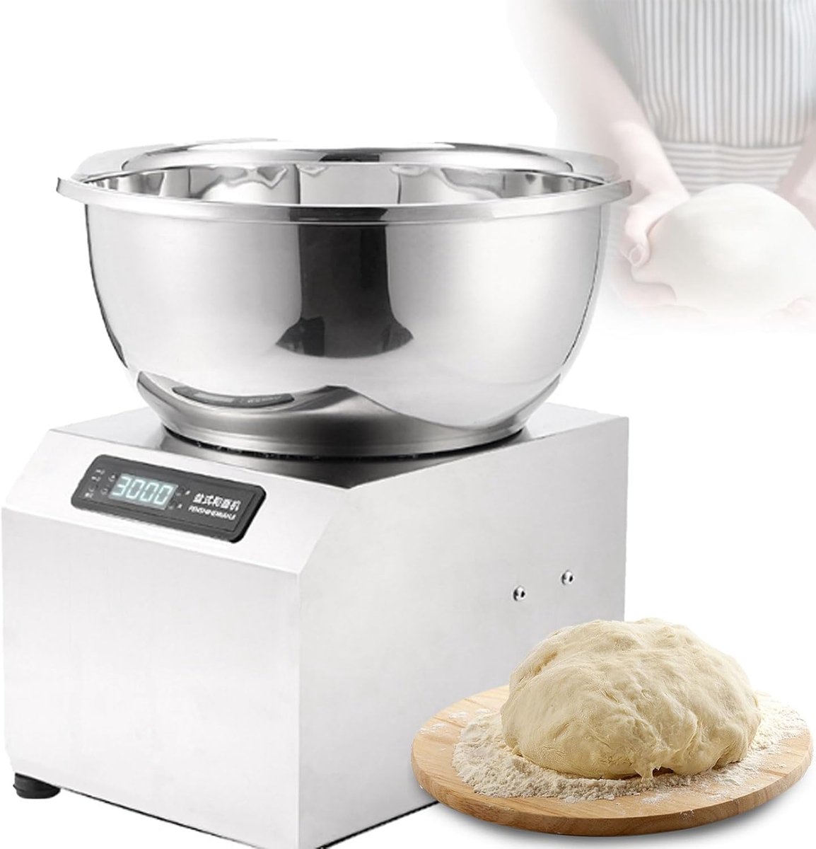 Deegmixer - Kneedmachine - Brood Maken - Roestvrij Staal - 5kg 8kg