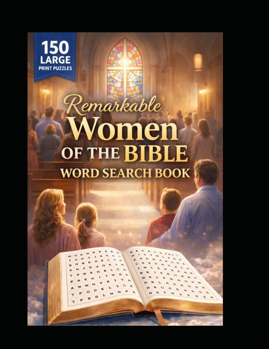 Bijbel Woord Zoeken - Puzzelboek Vrouwen - Ontspanning & Geloof - Grote Letters - 21.59 x 1.75 x 27.94 cm