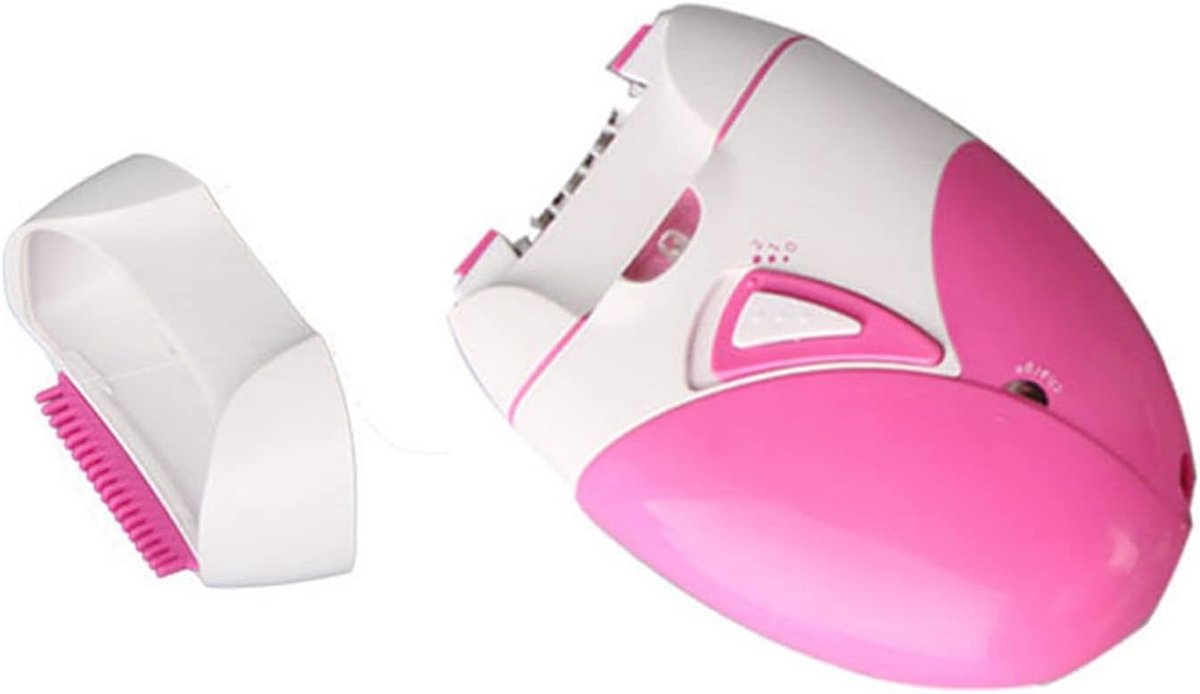 Elektrische Epilator - Pijnloos Ontharingsapparaat - Gladde Huid - Dubbele Snelheid Instellingen - 11 x 7 cm - Roze
