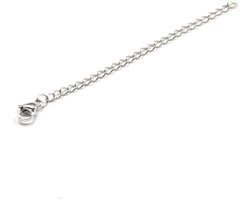 Verlengkettinkje - Armband verlenger - Meer lengte - 18 karaat verguld - 8 cm - Goudkleurig