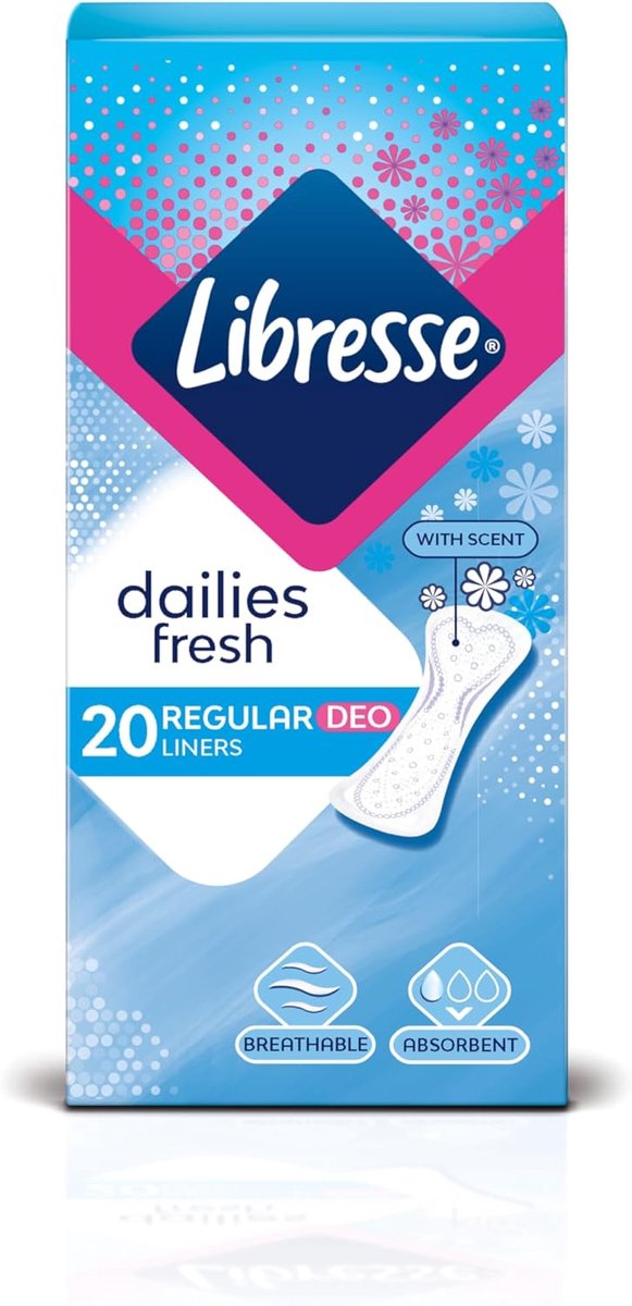 Inlegkruisjes - Dagelijkse bescherming - Hygiëne - Normale absorptie - 20 stuks
