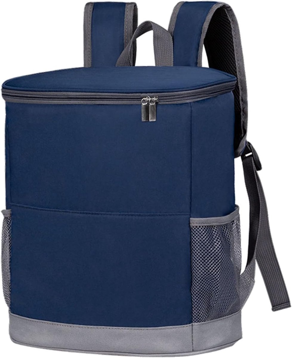 Koeltas Rugzak - Lunchtas Waterdicht - Buiten Eten - Ruim Voedsel Opslag - 29x16x33 cm - Blauw
