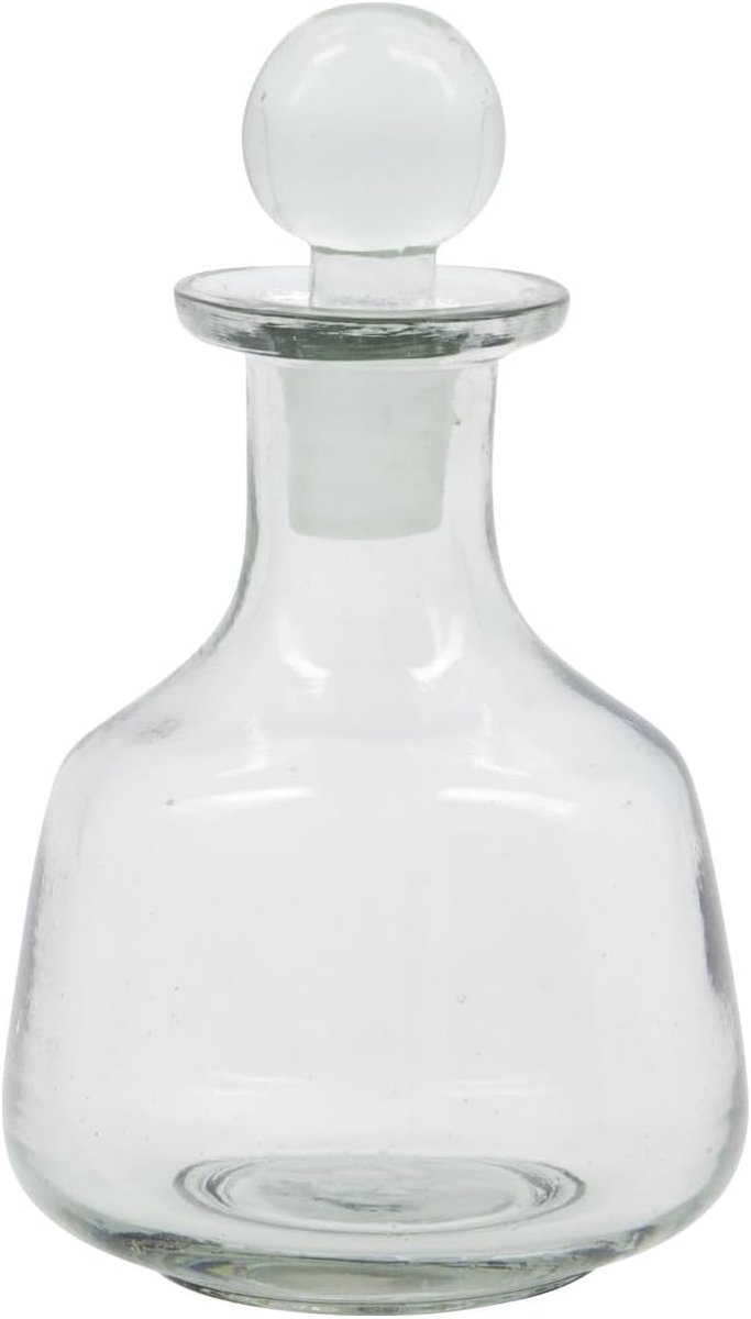 Glazen Karaf - Drank Dispenser - Dranken Serveren - Met Deksel - Hoogte 15cm - Helder