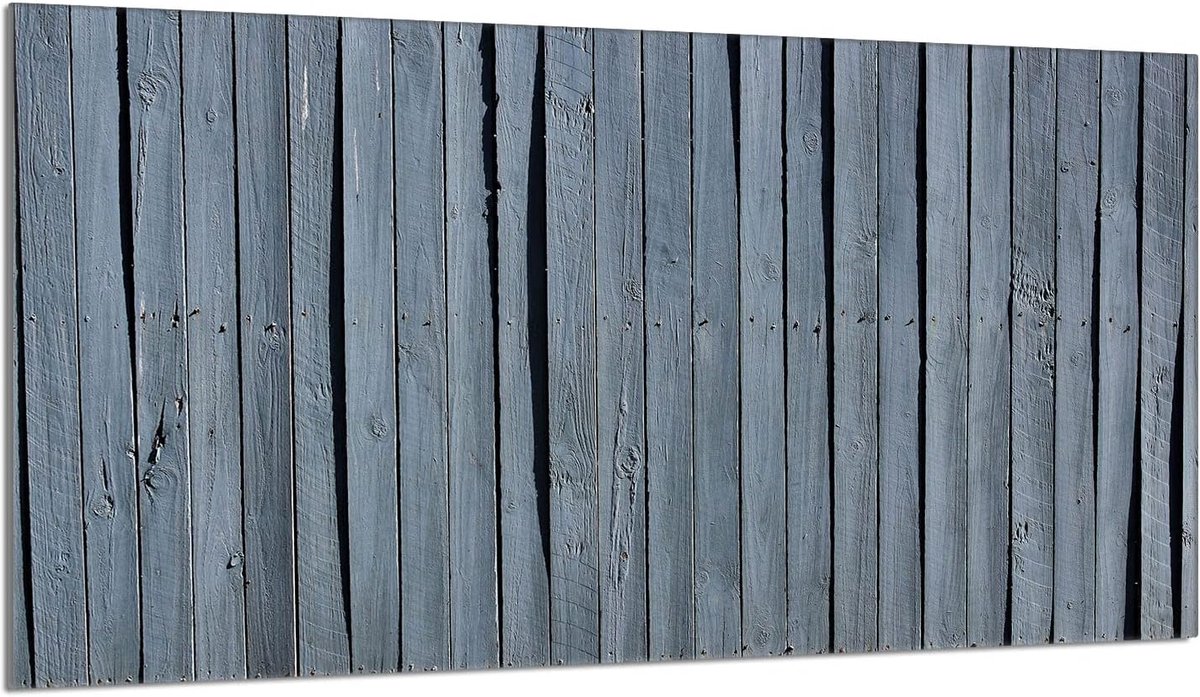 Werkbladbeschermer Glas - Kookplaat Afdekking - Keuken Decoratie - Gehard Glas - 90 x 52 cm - Hout Print