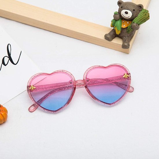 Kinder Zonnebril - Hartjes Bril - Feest Accessoire - UV400 Bescherming - 15 x 6 x 3 cm - Meerdere Kleuren van Kinder — afbeelding 2