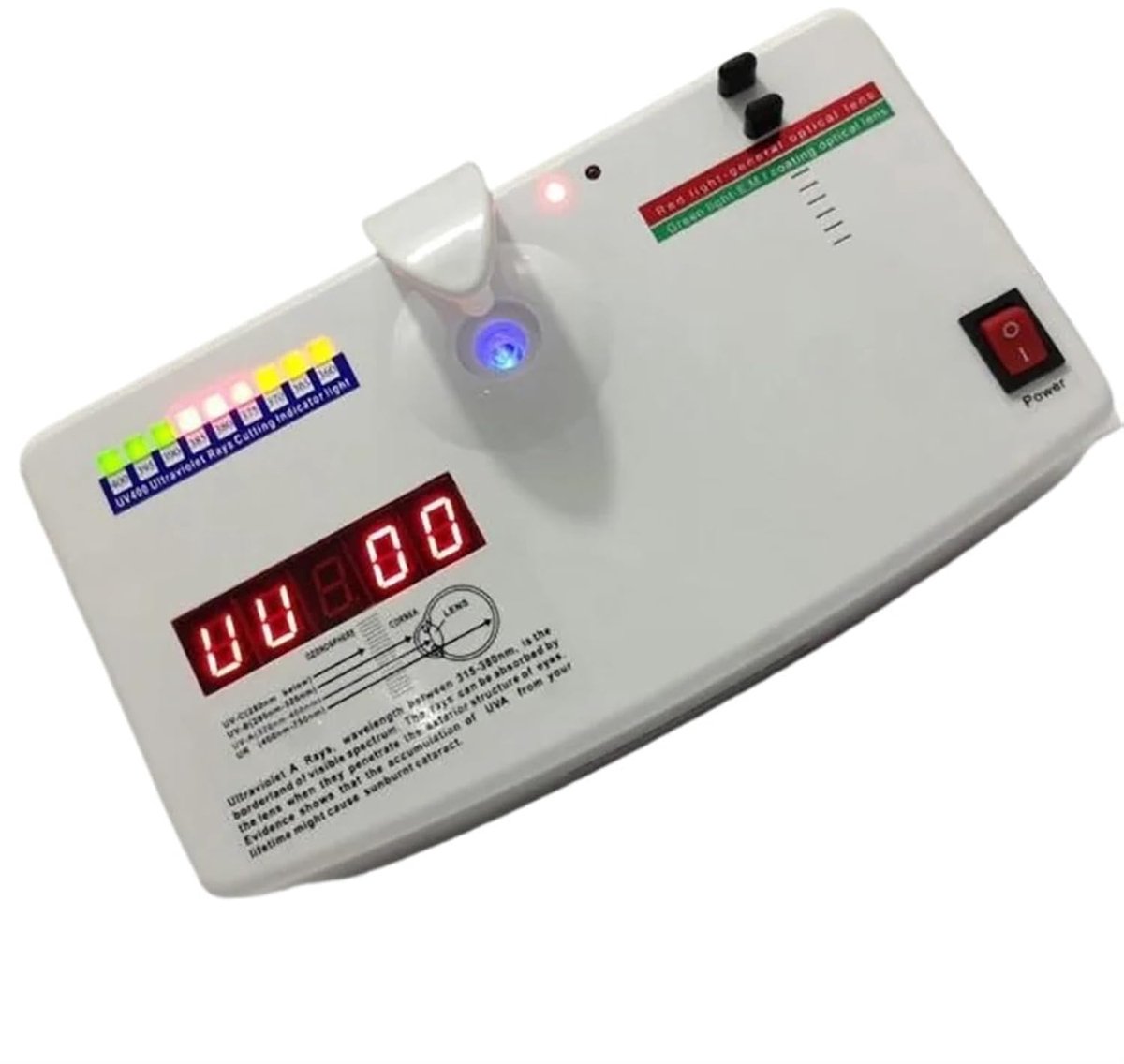 UV Meter - Stralingsdetector - Lens Testen - UV400 Detectie - 315-400nm