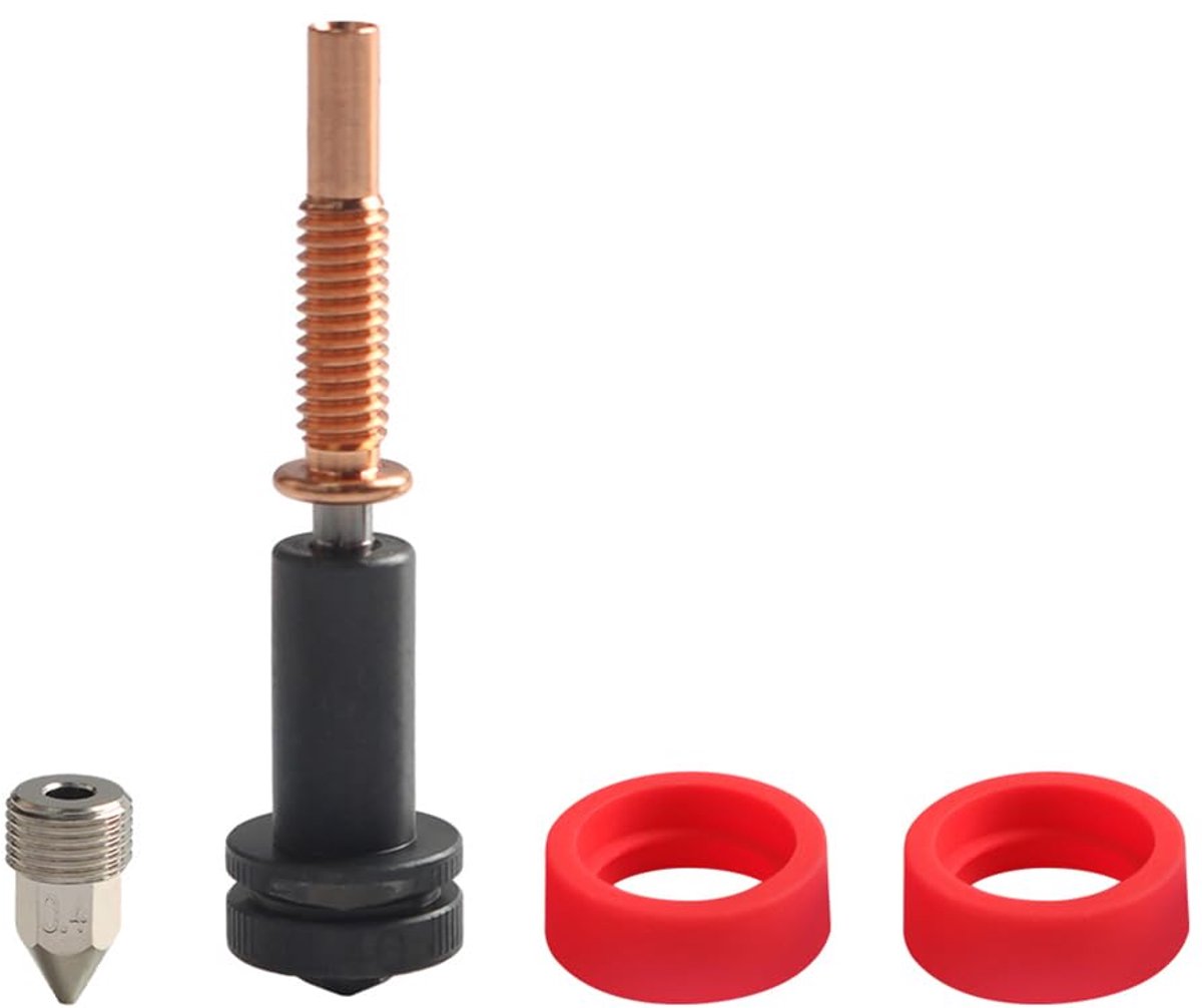 3D Printer Mondstuk - Verdeler Tip - Precisie Printen - Gehard Staal Koper - 0.4 mm