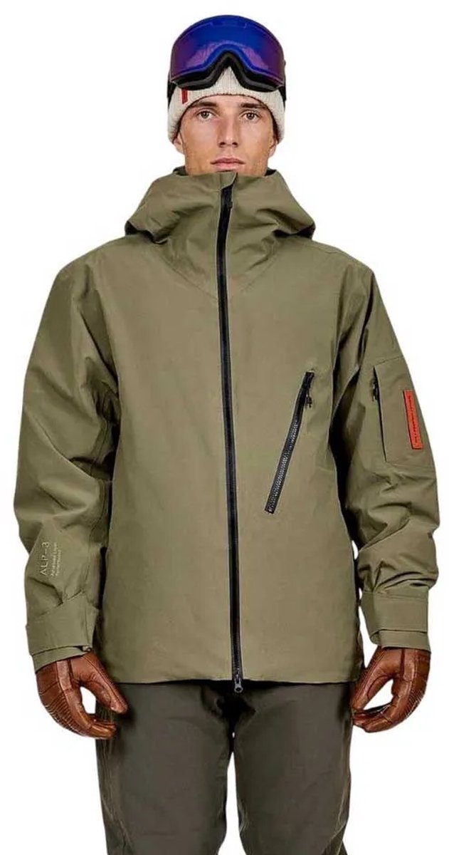 The Mountain Studio 2l Stretch Jas Groen S Man