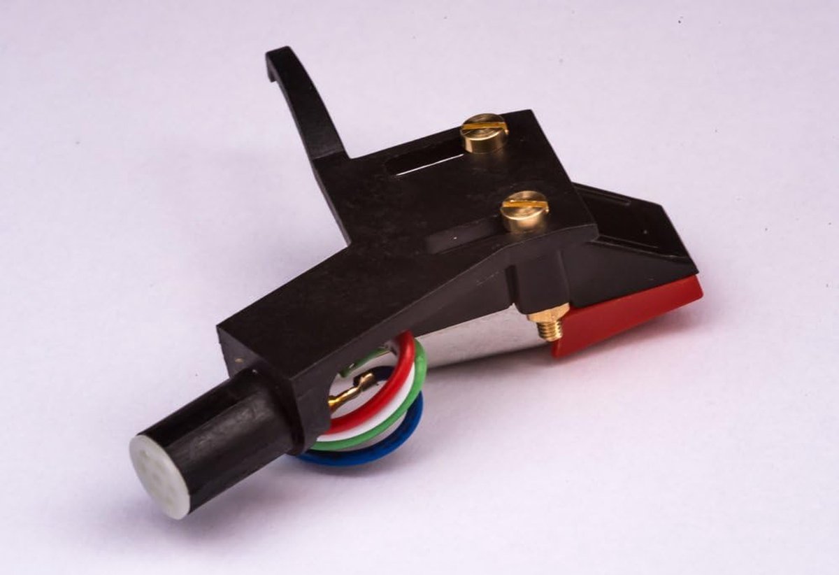 Draaibare Kopschaal - Cassette Naald - Platen Spelen - Compleet Met Naald - Zwart