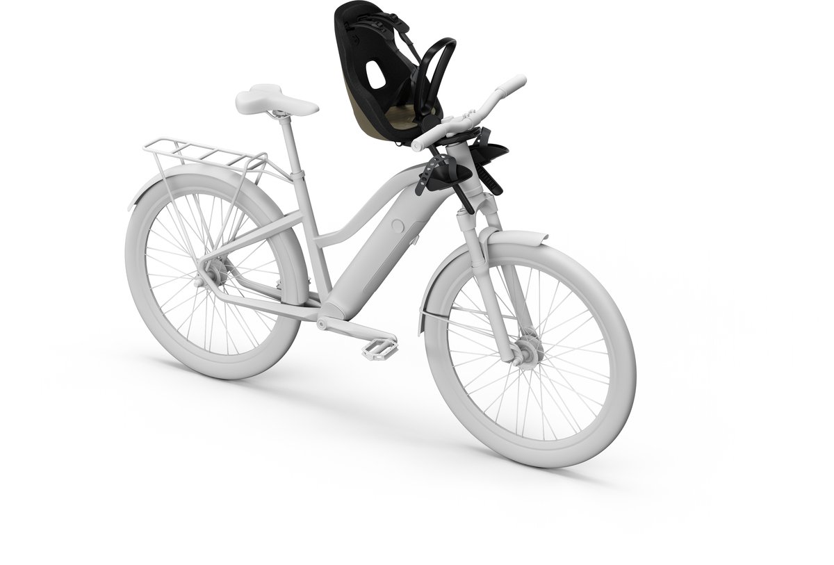 Thule Yepp Nexxt 2 mini - fietsstoeltje - voorzitje - Deep Khaki thumbnail 4
