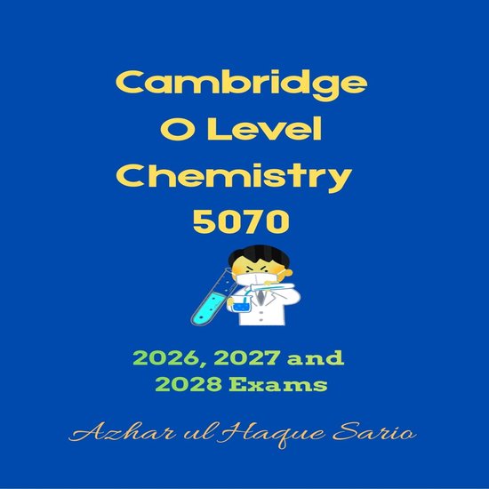 Cambridge O Level Chemistry 5070 - cover
